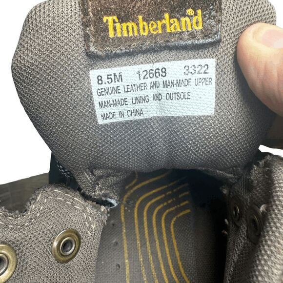 Timberland Women's White Ledge‎ Mid Waterproof Hiking Boot 12668 Brown Size 8.5 - Picture 4 of 7